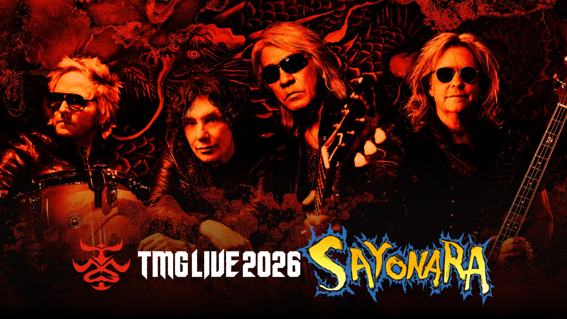TMG LIVE 2026 “SAYONARA” Official Travel Packageのビジュアル