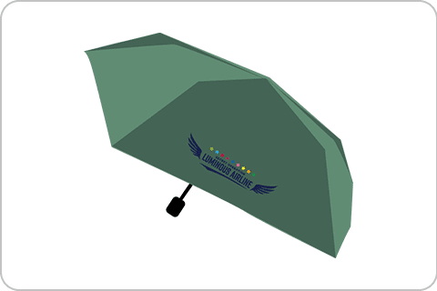 ルミナス航空ロゴ 折り畳み傘